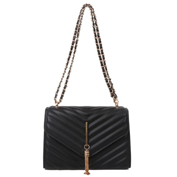 Richly Chic Handbag Crossbody Purse, Black - Picture 4 of 4